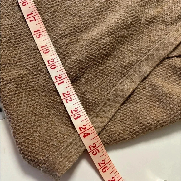 Madewell Cross Front Sweater Size Small Textured Solid Classic Timeless Crewneck - Picture 4 of 9